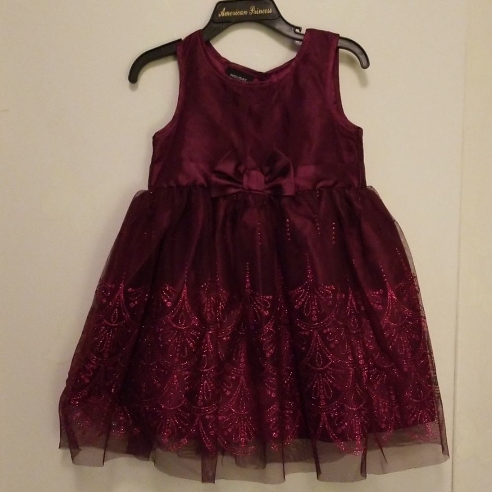 Girls Fancy Glittery Dress